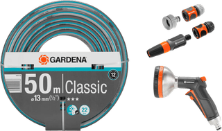 GARDENA Classic 1/2 50m Premium Spray Nozzle Pack