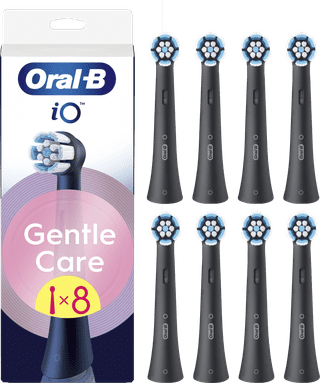 Oral-B iO Gentle Care Zwart (8 stuks)