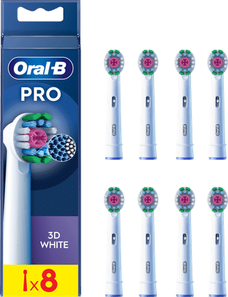 Oral-B Pro 3D White (8 stuks)