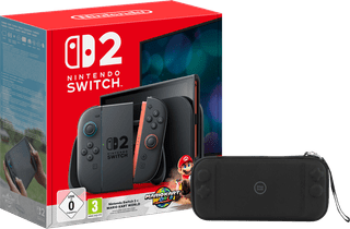 Nintendo Switch 2 + Mario Kart World + BlueBuilt beschermhoes