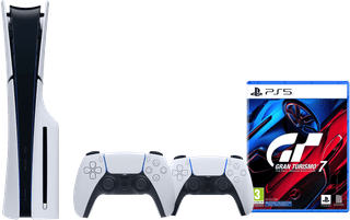 PlayStation 5 Slim Disc Edition + Gran Turismo 7 + Extra Controller Wit