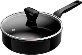 Tefal Renew Black Keramische Hapjespan 24 cm + deksel