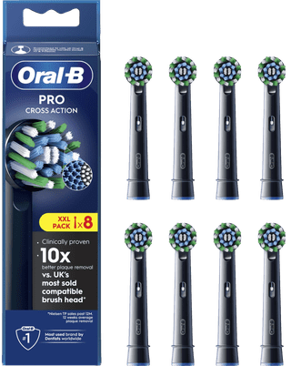 Oral-B Pro Cross Action Zwart (8 stuks)