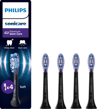 Philips Sonicare Premium Gum Care HX9054/88 Schwarz (4 Stück)