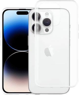 Just in Case Soft Design Apple iPhone 14 Pro Back Cover Transparant