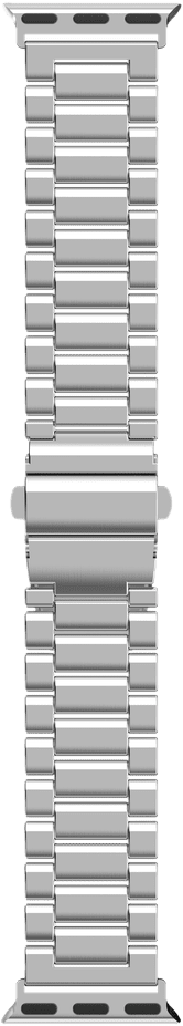 Just in Case Rvs Bandje Zilver voor Apple Watch 40/41/42 mm