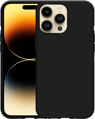 Just in Case Soft Design Apple iPhone 14 Pro Max Back Cover Zwart