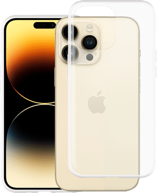 Just in Case Soft Design Apple iPhone 14 Pro Max Back Cover Transparant