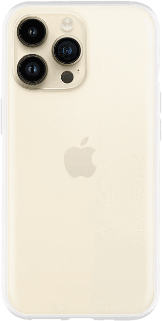 Just in Case Soft Design Apple iPhone 14 Pro Max Back Cover Transparant