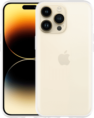 Just in Case Soft Design Apple iPhone 14 Pro Max Back Cover Transparant