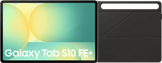 Samsung Galaxy Tab S10 FE Plus 13.1 inches 128GB WiFi Silver + Book Case Black