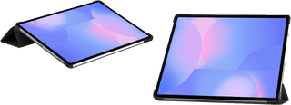 Just in Case Samsung Galaxy Tab S10 FE Plus TriFold Book Case Zwart
