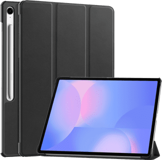 Just in Case Samsung Galaxy Tab S10 FE Plus TriFold Book Case Zwart