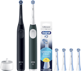 Oral-B iO 2 Duo Pack Zwart en Groen Value Pack