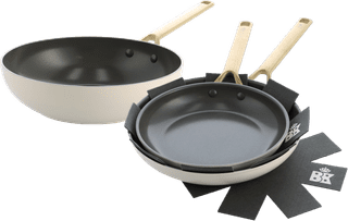 BK Sublime Koekenpannenset 24 + 28 cm + Wokpan 28 cm