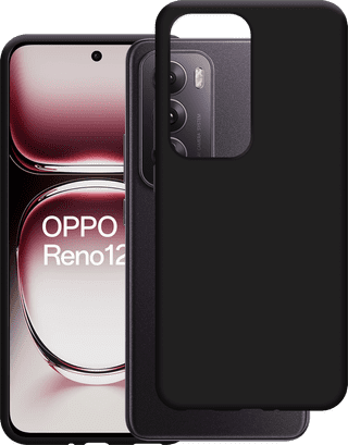 Just in Case Soft Design Oppo Reno12 Soft Back Cover Zwart
