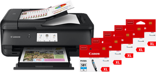 Canon PIXMA TS9550a + 1 set extra XL cartridges