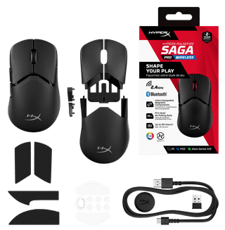 HyperX Pulsefire Saga Pro Wireless Gaming Mouse Black