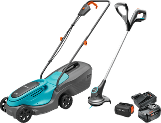 Gardena PowerMax 30/18V P4A Set + Gardena SmallCut 23/18V P4A Solo + Bosch Starter Set 18V