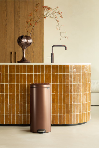 Brabantia NewIcon Pedaalemmer 30 liter Warm Bronze