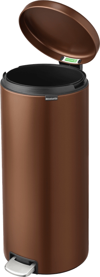 Brabantia NewIcon Pedaalemmer 30 liter Warm Bronze