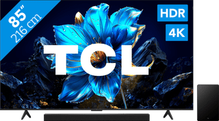 TCL 85" QLED P71K 4K (2025) + TCL Q65H
