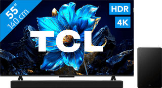 TCL 55" QLED P71K 4K (2025) + TCL Q65H