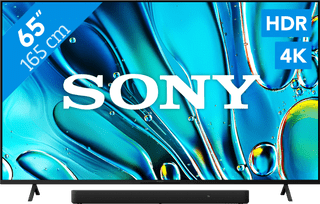 Sony Bravia 3 65" 4K Led (2025) + Sony HT-S2000 Zwart