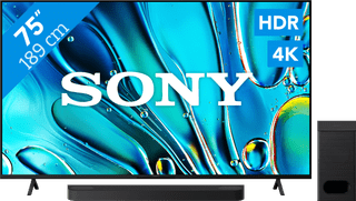 Sony Bravia 3 75" 4K Led (2025) + Sony Bravia Theatre Bar 6 Zwart