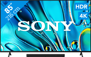 Sony Bravia 3 85" 4K Led (2025) + Sony HT-S2000 Zwart
