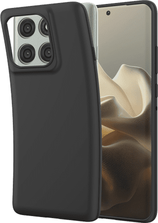 Just in Case Soft Design Motorola Edge 60 Pro Back Cover Zwart