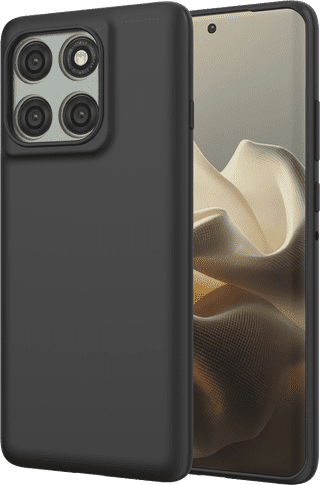 Just in Case Soft Design Motorola Edge 60 Pro Back Cover Zwart