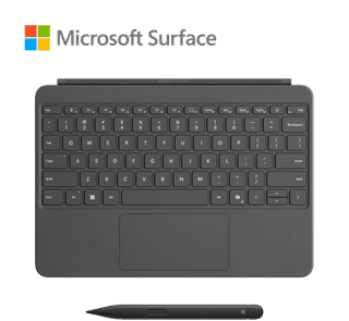 Microsoft Surface Pro Type Cover 12 inches with Slim Pen Slate QWERTY