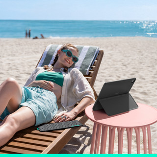 Logitech Flip Folio iPad Pro (2024) / iPad Air (2026/2025) 13 inch Toetsenbord Hoes QWERTY