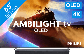 Philips Ambilight 65'' OLED760 4K (2025) + JBL Bar 300 M2 Zwart
