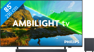 Philips 85PUS8309 - Ambilight (2024) + JBL Bar 800 Black