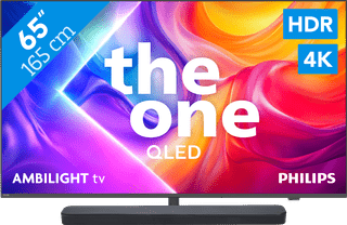 Philips Ambilight 65 inches PUS9000 QLED 4K (2025) + JBL Soundbar 300 M2 Black