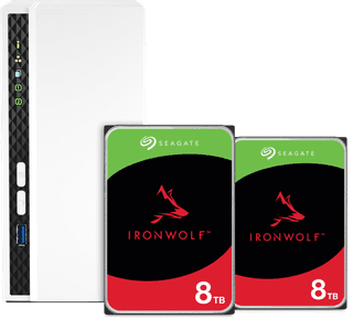 QNAP TS-233 + Seagate IronWolf 8TB Duo Pack