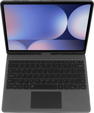BlueBuilt Samsung Galaxy Tab S10 FE Plus Toetsenbord Hoes QWERTY Zwart