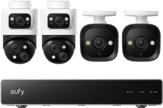 eufy PoE Security System + NVR + S4 2-pack + E40 2-pack