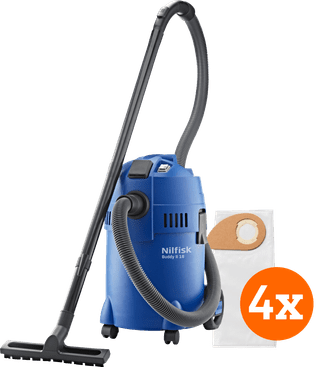 Nilfisk Buddy II 18 T + Nilfisk Stofzakken voor Buddy II (4x)