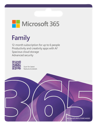 Microsoft 365 Family Subscription 1 Year EN