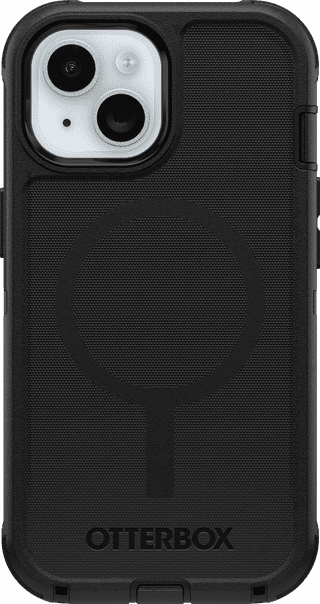 OtterBox Defender Apple iPhone 13, 14, and 15 Back Cover with Magnet Black