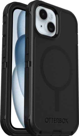 OtterBox Defender Apple iPhone 13, 14 en 15 Back Cover met Magneet Zwart