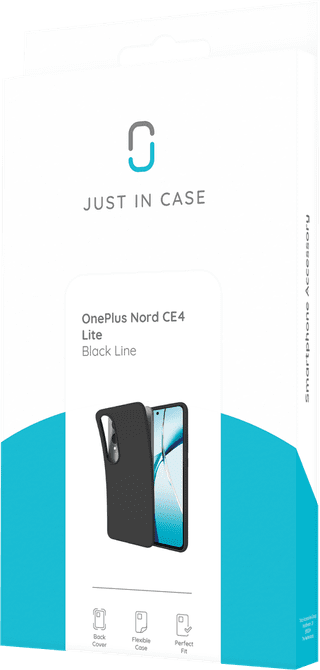 Just in Case Soft Design OnePlus Nord CE 4 Lite Back Cover Black