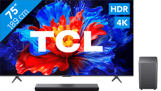 TCL 75" QLED P81K 4K (2025) + TCL S55H 2.1 Barre de Son
