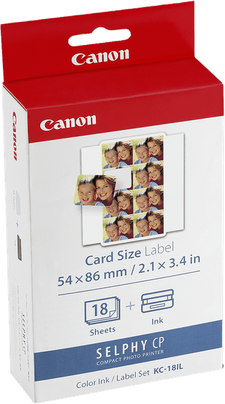 Canon KC-18IL Selphy CP Serie inkt en papier