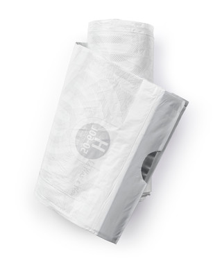Brabantia Touch Bin 60L Soft Beige + Trash Bags (120 units)