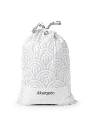 Brabantia Touch Bin 60L Soft Beige + Trash Bags (120 units)