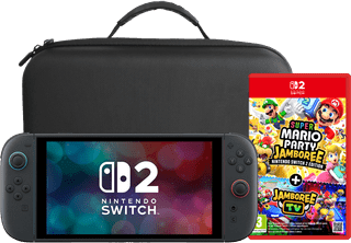 Nintendo Switch 2 + Super Mario Party Jamboree + BlueBuilt Travel Case